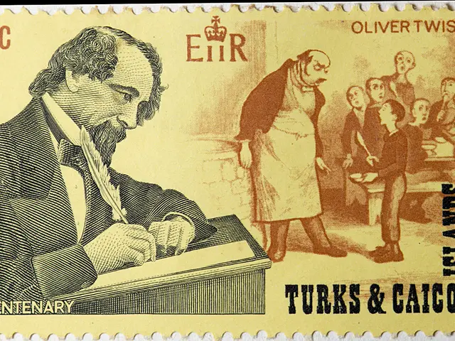 Holiday greeting card travels for six months post-mail delivery in Hamburg